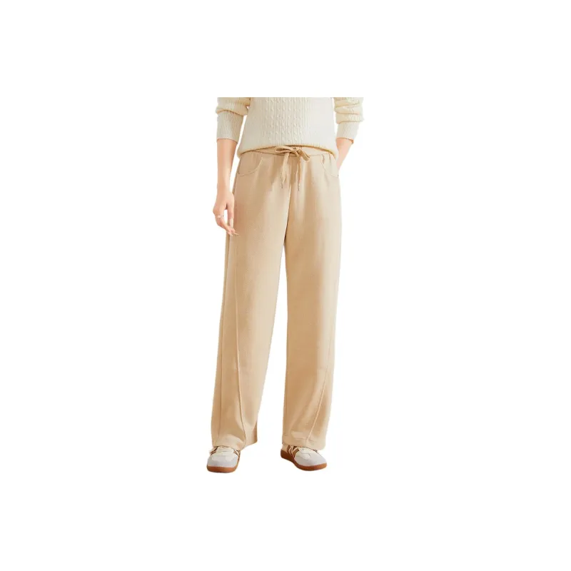 JINJU Casual Pants Women's Oat-0