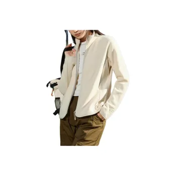 361° FW24 Windbreaker Jacket Women's White Pine Wood Color