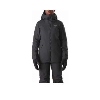 Arcteryx Skiing And Paragliding Water-Resistant Windproof Breathable Warm Windbreaker Jacket Women's Black