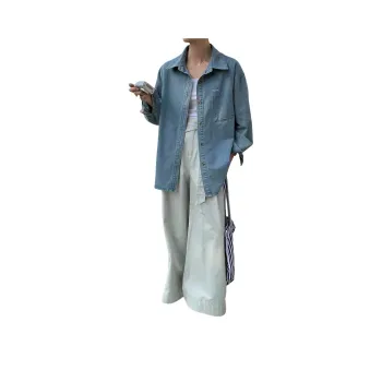 OZVO Denim Jackets Women's Blue