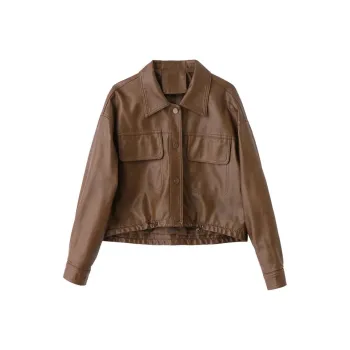 Yi Mengyuan Leather Jacket Women's