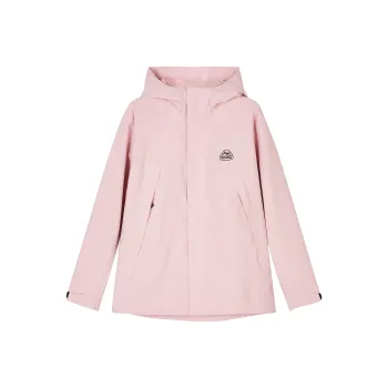 Skechers Mountain And Wild Outdoor Series Breathable Windbreaker Jacket Women's Gray Pink