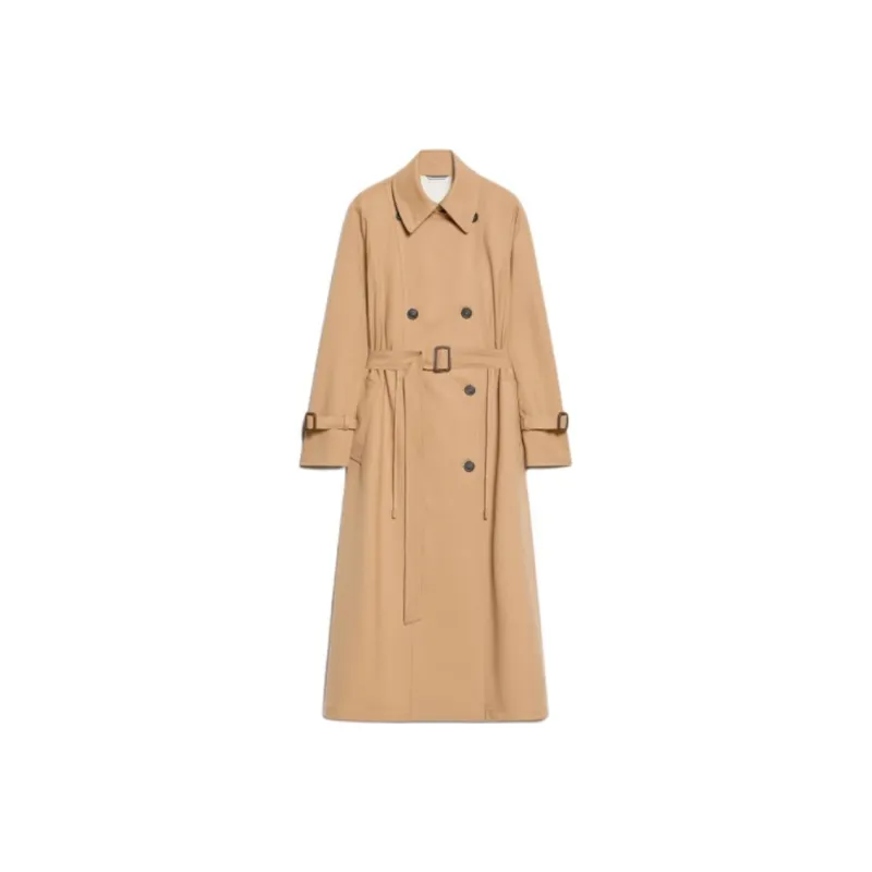 WEEKEND MaxMara Trench Coat Women's Camel-0