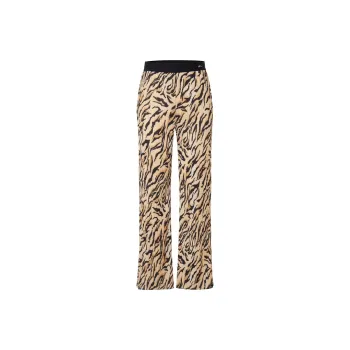 MO&CO Casual Pants Women's Two-Tone Tiger Print