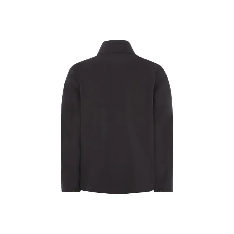 STONE ISLAND Logo Embroidered High-Neck Jacket-1