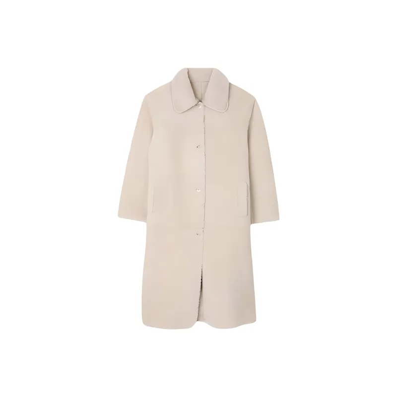 Sandro Shearling Coat-0