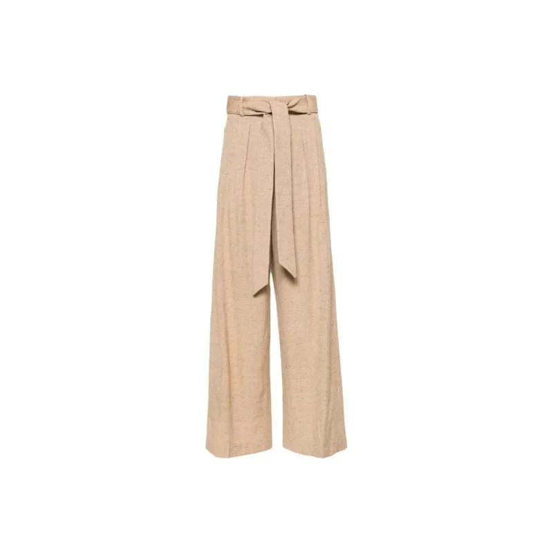 JOSEPH Atlas Speckled Palazzo Pants-0