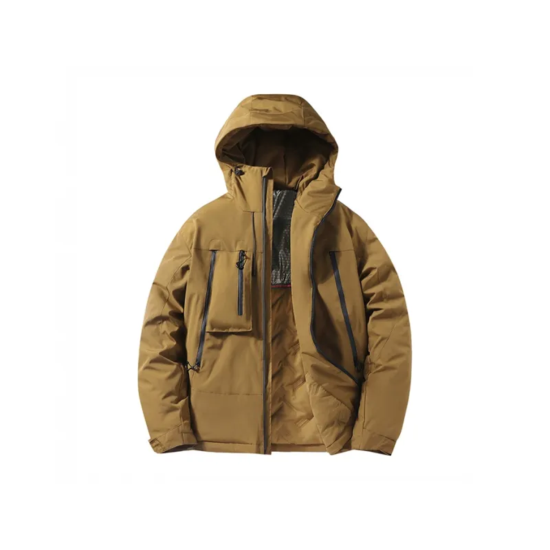 MASGLO Puffer Jacket Unisex Ivory White-5