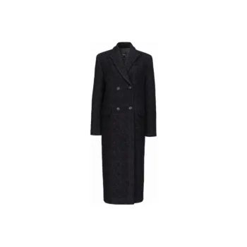 PINKO Monogram jacquard Double breasted Blazer
