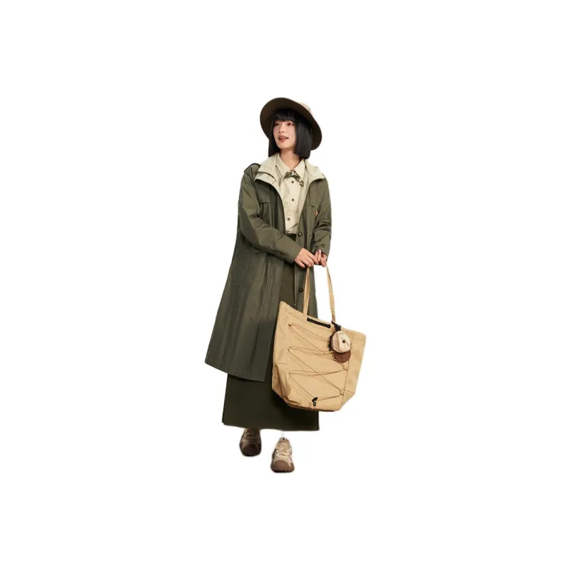 ZIHAN Trench Coats Women's-0