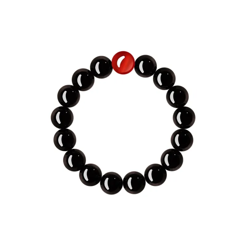 The Thousand Seals Family Obsidian Bracelets Unisex-7