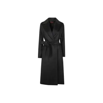MaxMara Brado Belted Long Sleeved Coat