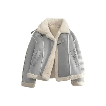 Cypress House Cropped Coat Women's Light Gray