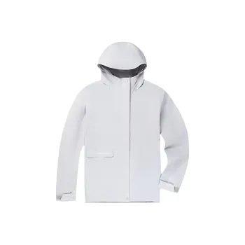 Columbia SS24 Water-Resistant Windproof And Rainproof Windbreaker Jacket Women's Silver