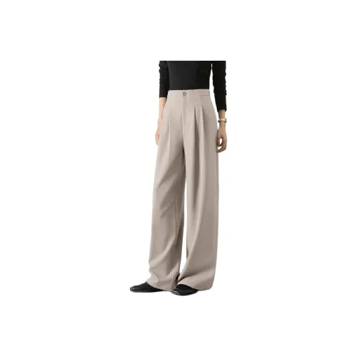 Mo Han Yi Mei Casual Pants Women's Oat