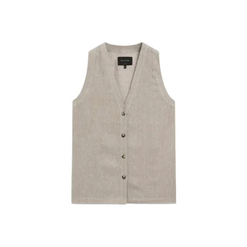 Massimo Dutti Vest Women's Dark Gray