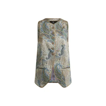 ETRO Paisley Jacquard Waistcoat