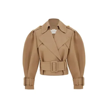 Zimmermann SS25 Trench Coat Women's Khaki