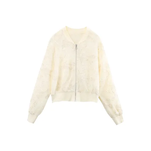 A Paradise For Awakening Cropped Coat Women's Beige Apricot