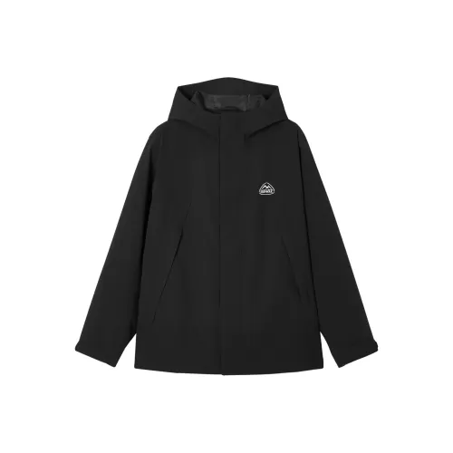 Skechers Mountain And Wild Outdoor Series Breathable Windbreaker Jacket Women's Carbon Black