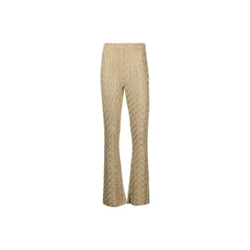 GUCCI Cable-Knit Flared Trousers
