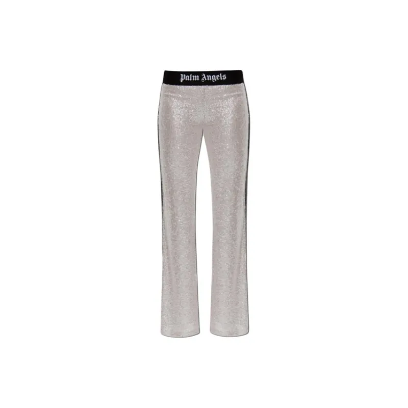 PALM ANGELS Sequin Embellished Trousers-0