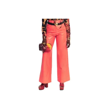 CHANEL Casual Pants Women's Orange