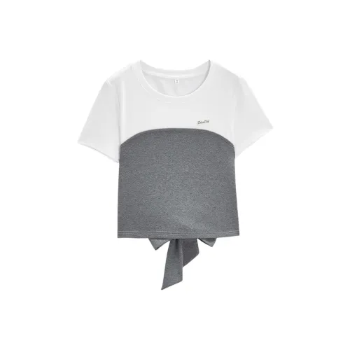 Love to serve T Shirts Women's Gray White