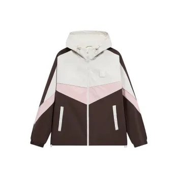 XTEP Trench Coat Women's Rich Brown/Cotton White/Pure Pink
