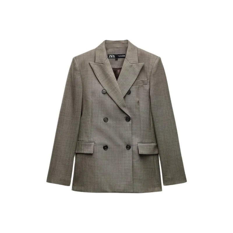 ZARA ZW Series Business Suit Women's Light Brown-0