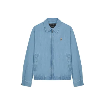 Teenie Weenie Cropped Coat Women's Light Blue