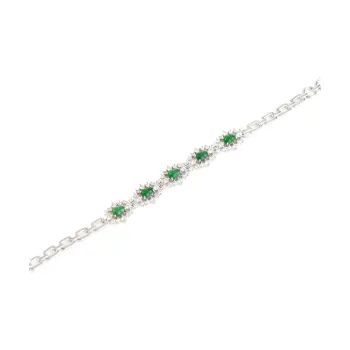 Clear Snow Ice Glutinous Bracelets Unisex