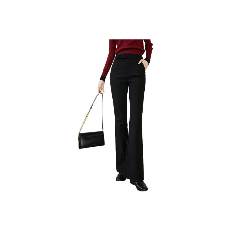 Late White Casual Pants Women's-8