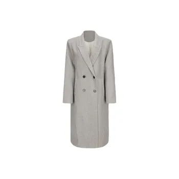 PAZZO Velvet feel Coat Women's Gray Apricot