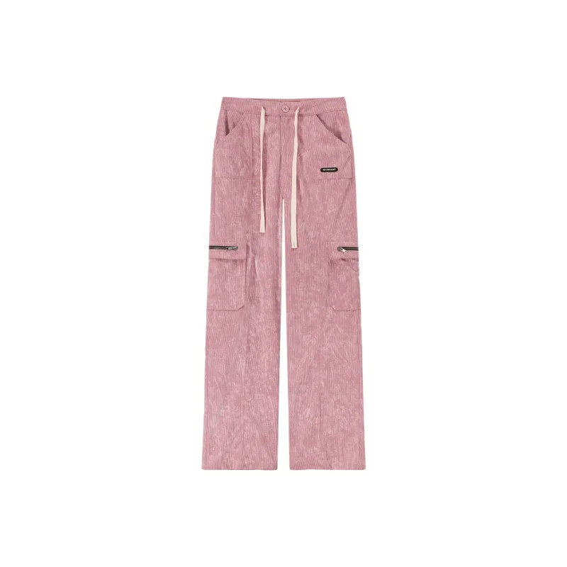 NO ONE ELSE Casual Pants Women's Gray Pink-0