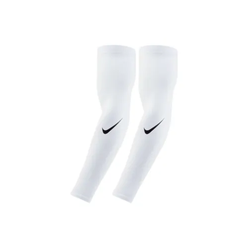 Nike Arm Guards White Polyester, Polyurethane Unisex