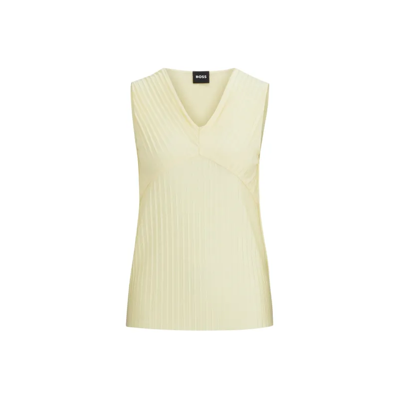 HUGO BOSS Tank Tops Women's Yellow-0