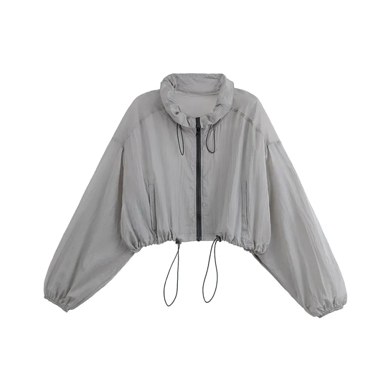 Cypress House Cropped Coat Women's Light Gray-0