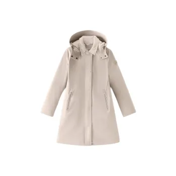 WOOLRICH Logo Patch Hooded Parka
