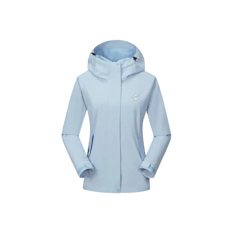 Tectop Windbreaker Jacket Women's Light Blue-0