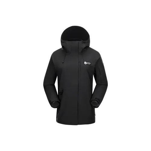 Panda Carefree Play Series Water-Resistant Windproof Warm And Rainproof Windbreaker Jacket Women's