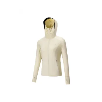 Anta Variety Training Collection Sun Protection Clothing Women's Creamy Yellow