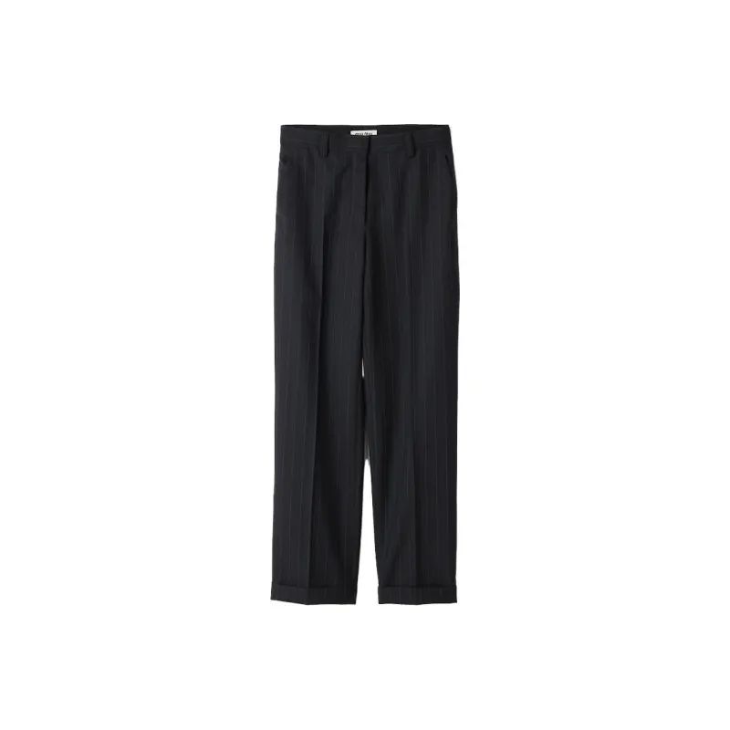 MIU MIU Striped Tailored Trousers-0