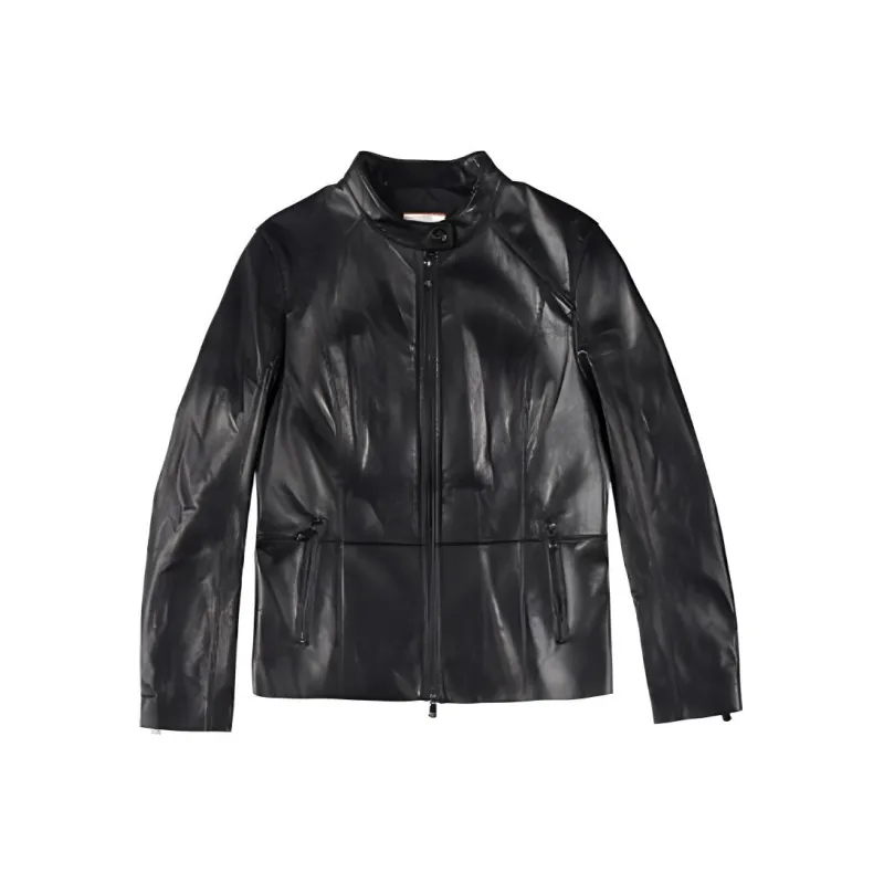 Raidy Boer Leather Jacket Women's Black-0