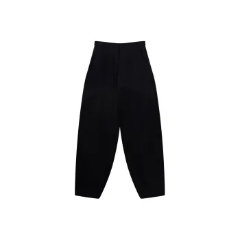 Stella McCartney Decorative Stitch Tapered Satin Trousers