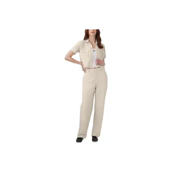 Dickies Casual Pants Women's Stone White Hat Gray