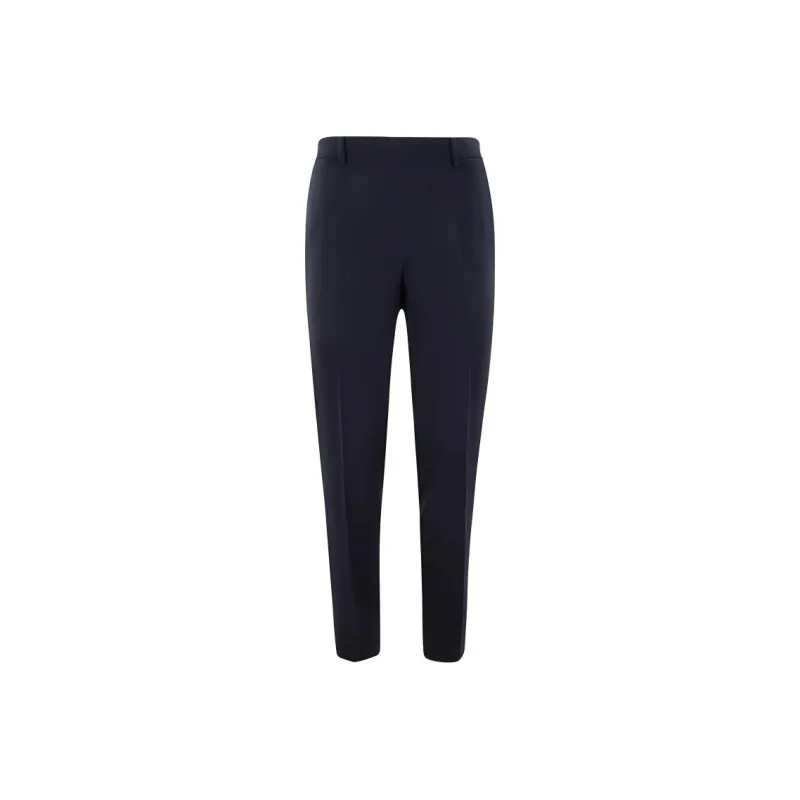 Alberto Biani Half-elastic Tapered Trousers-0