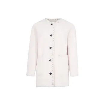 JESSYLINE Velvet feel Coat Women's Ecru