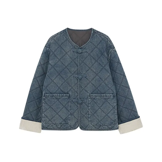 D'zzit Puffer Jacket Women's Blue-0