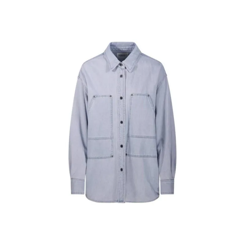 ISABEL MARANT ETOILE Denim Jacket Women's Blue-0